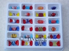 24 x Glass SWEETS@Ornamental