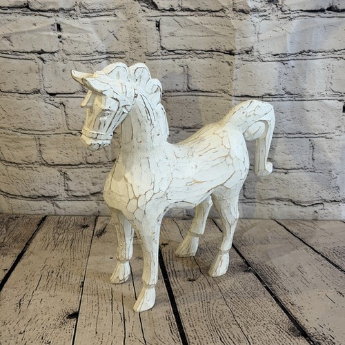 35cm white horse large - white,