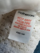 Mothercare white Vintage Pram Cot Blanket Cellular Acrylic 4083144 Preloved
