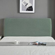 Thick Padded Foam Headboard Cover – Elastic Bed Backrest Protector