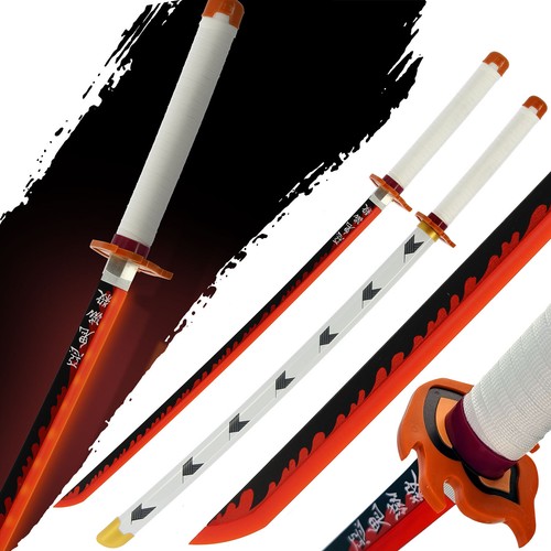 Illuminated wood katana - illuminated,