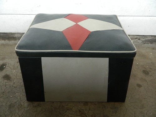 Vintage 1960 ottoman storage - 1960's,