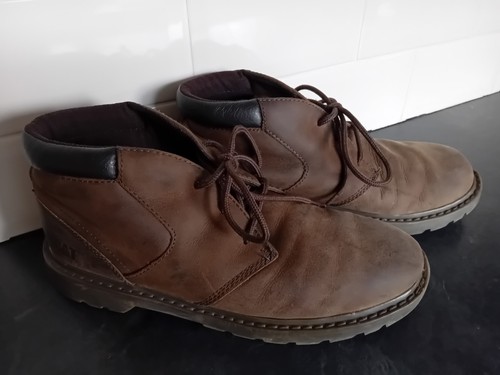 Mens brown leather cat boots - mens,