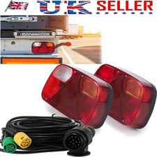 13-pin Trailer Tail Lights Kit Truck Rear Lamp Indicator Lighting Wiring Kit *^#