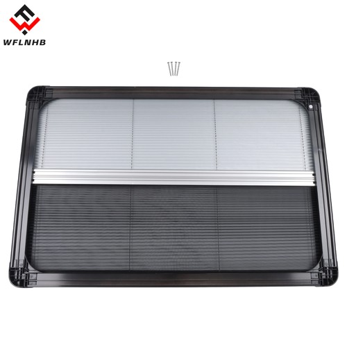 Black motorhome blind - black,