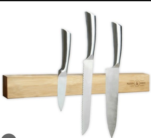 Bamboo magnetic knife holder - bamboo,