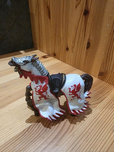Papo red dragon horse armoured - papo,