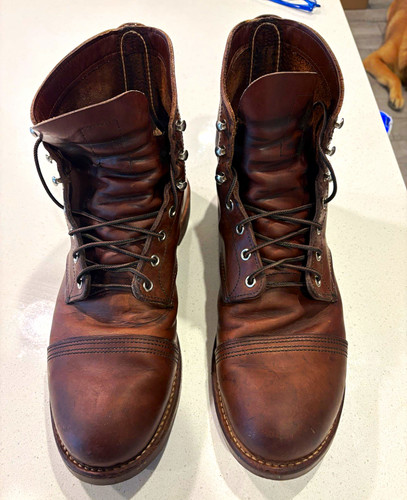 Red wing shoes - shoes, brown