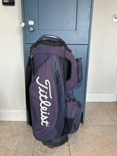 Titleist StaDry Golf Cart Bag Purple 14 Way Divider