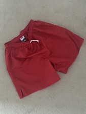 Vintage Nylon silky shiny vintage football / Gym / Workout Shorts 38/40W Glanz