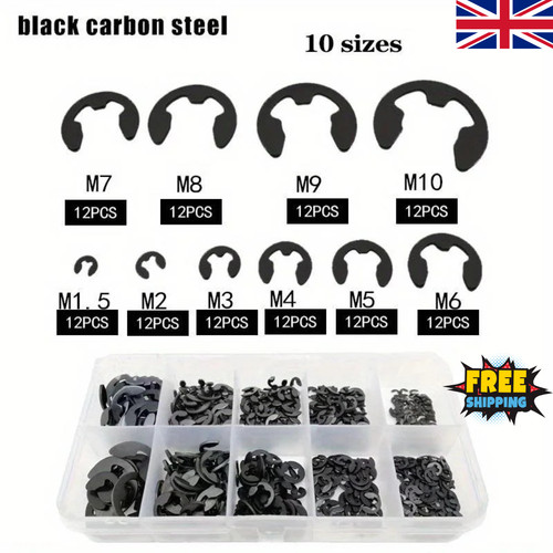 120pcs clip circlip set - 120pcs,