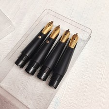 4 x Osmiroid gold Italic Nibs Italic, B2, B4, Broad - Fountain Pen 