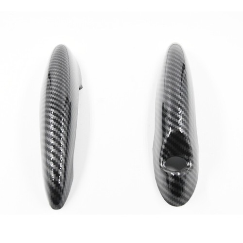 Black carbon fiber door - carbon,