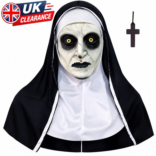 Horror scary nun mask - scary,