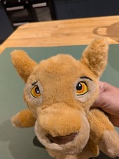 Disney The Lion King Simba Hand Puppet Soft Plush Toy 10” Vintage Walt Disney Co