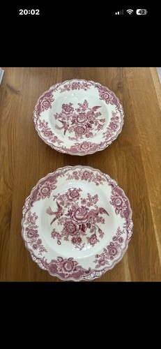 Vtg crown ducal bristol pink - vtg,