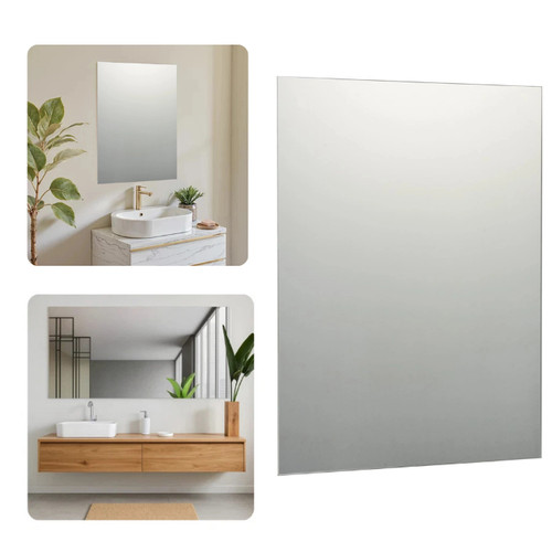 Frameless rectangle mirror - frameless,