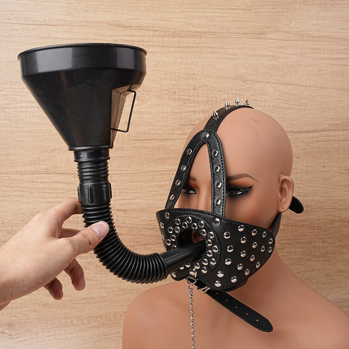 Leather face harness - leather,