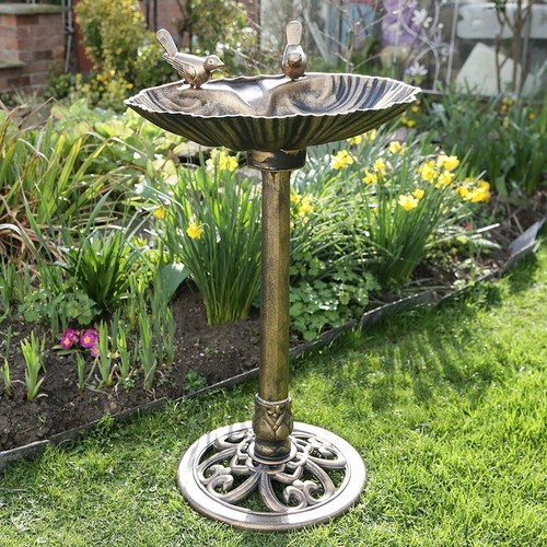 Bird bath feeder traditional - bath, &