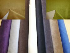 Plain Velvet Style Fabric ideal for Upholstery Curtain Cushions Beds - NAPLES