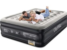 OlarHike Inflatable Mattress, Air Bed with Built-in Electric Pump, King Size