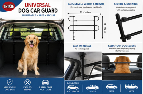 Trixie universal dog car guard - universal,
