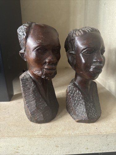Male female hand carved - male, +female
