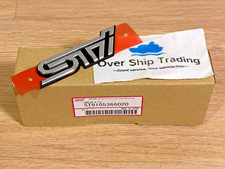 Subaru Genuine Impreza WRX Forester BRZ Legacy Chrome STi Logo Emblem Badge OEM