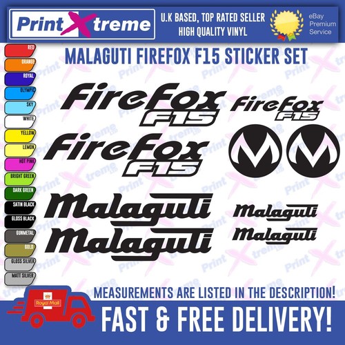 Malaguti firefox f15 - f15, decals