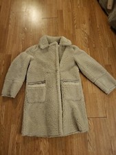Ladies faux fur coat size 10