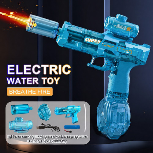 Electric pulse water gun with - water,