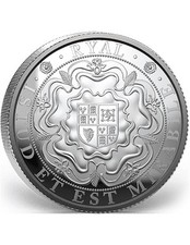 FALKLAND ISLANDS 5 Pounds Silver 1 Ounce Rose Ryal 2025