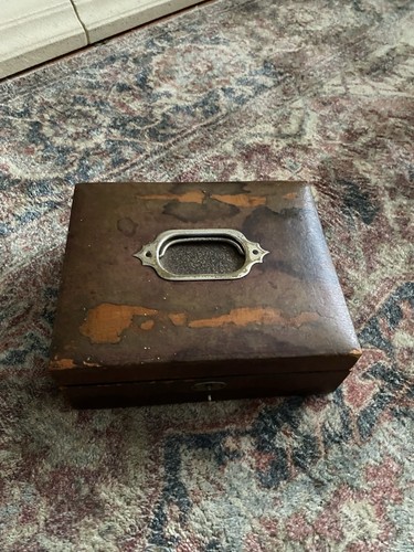 Antique leather travelling - antique,