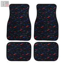 4PCS JDM Recaro Confetti Floor Mats Interior Carpet Universal