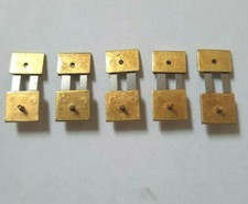 5x Brass Clock Pendulum Suspension Springs, English,German 21mm x 9mm - SU10