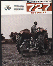 1964 Massey-Ferguson "727" Tractor Subsoiler Brochure Leaflet