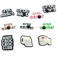 Rude Offensive Shoe Charms for