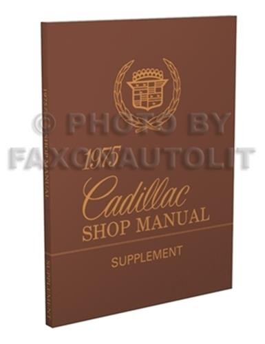1975 cadillac shop manual - shop,