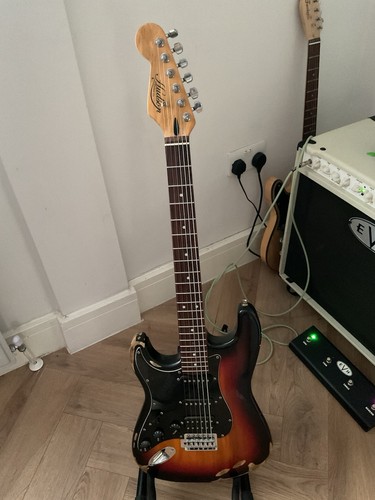 Hudson stratocaster aged left - hudson,