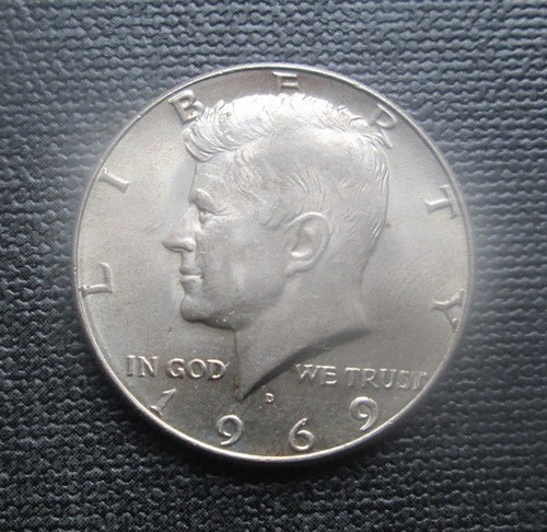 1969 usa kennedy silver - usa, half