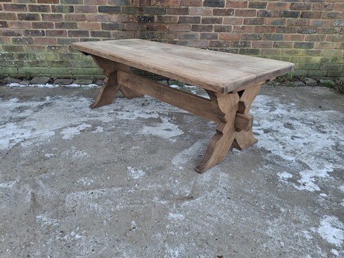 Solid oak coffee - solid, table