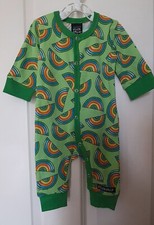 Scandi Villervalla 🌈  Rainbow Bodysuit Size 56 1-2 Months Courful & Fun Organic
