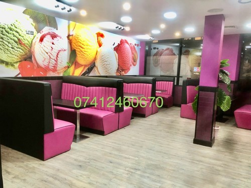 Restaurant booth bench - booth, ,