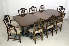 Regency Dining Table and 8