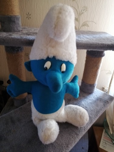 Vintage 1970s smurf peyo plush - 1970s,