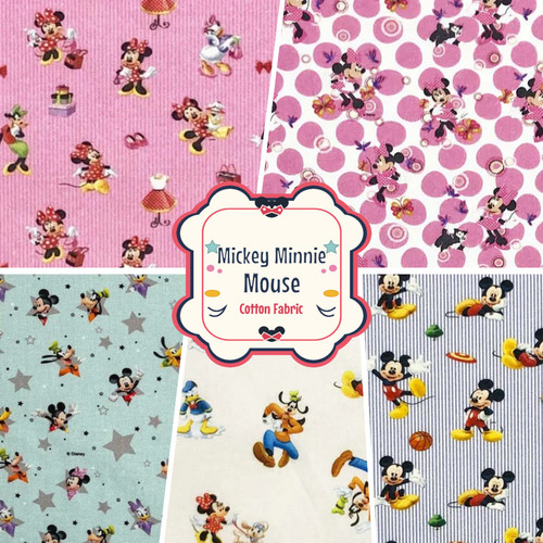 Disney fabric mickey - mickey, minnie