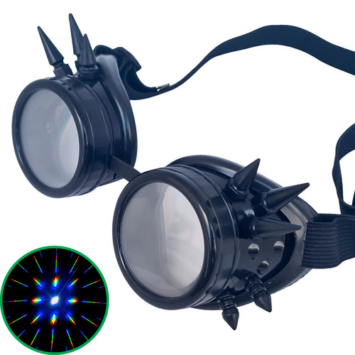 Steampunk diffraction goggles - steampunk,