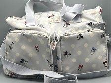 Cath Kidston Baby Changing Bag Disney Themed Mickey Mouse Pockets Rare Grey