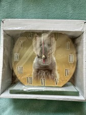 West highland white terrier dog free standing clock