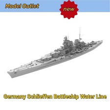 Pre-sale 1/700 Germany Schlieffen Battleship Military Model Kit Water Line